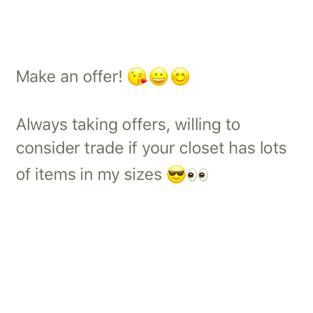 Make an offer! All offers entertained